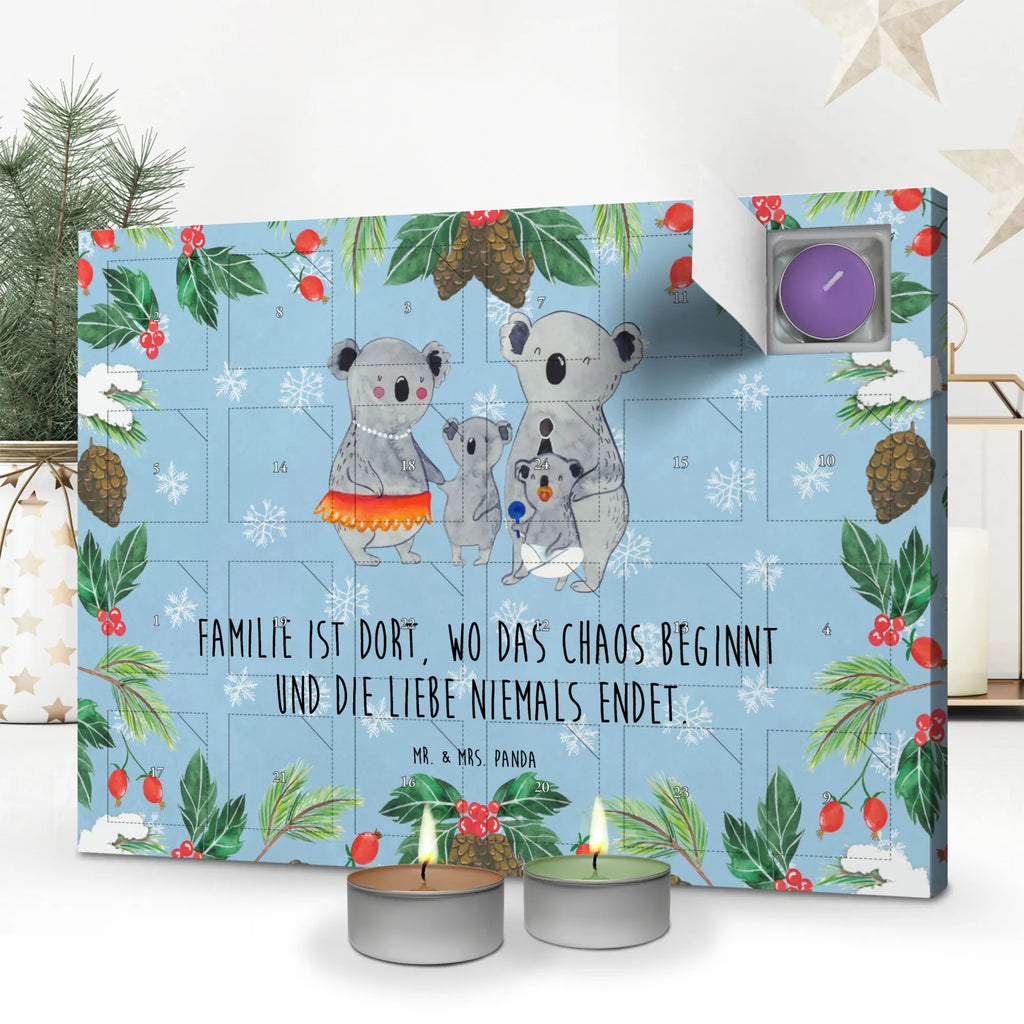 Duftkerzen Adventskalender Koala Familie Adventskalender, Kerzen Adventskalender, Duftkerzen Adventskalender, Familie, Vatertag, Muttertag, Bruder, Schwester, Mama, Papa, Oma, Opa, Koala, Koalas, Family, Kinder, Geschwister, Familienleben