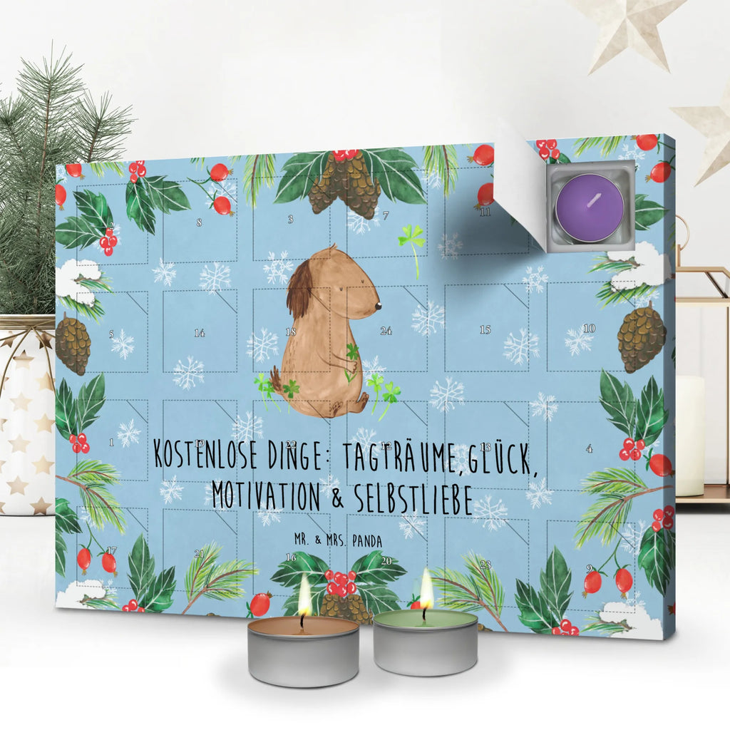 Duftkerzen Adventskalender Hund Kleeblatt Adventskalender, Kerzen Adventskalender, Duftkerzen Adventskalender, Hund, Hundemotiv, Haustier, Hunderasse, Tierliebhaber, Hundebesitzer, Sprüche, Kleeblatt, Glück, Tagträume, Motivation, Neuanfang, Geschenk, Glücksbringer, Selbstliebe, Achtsamkeit