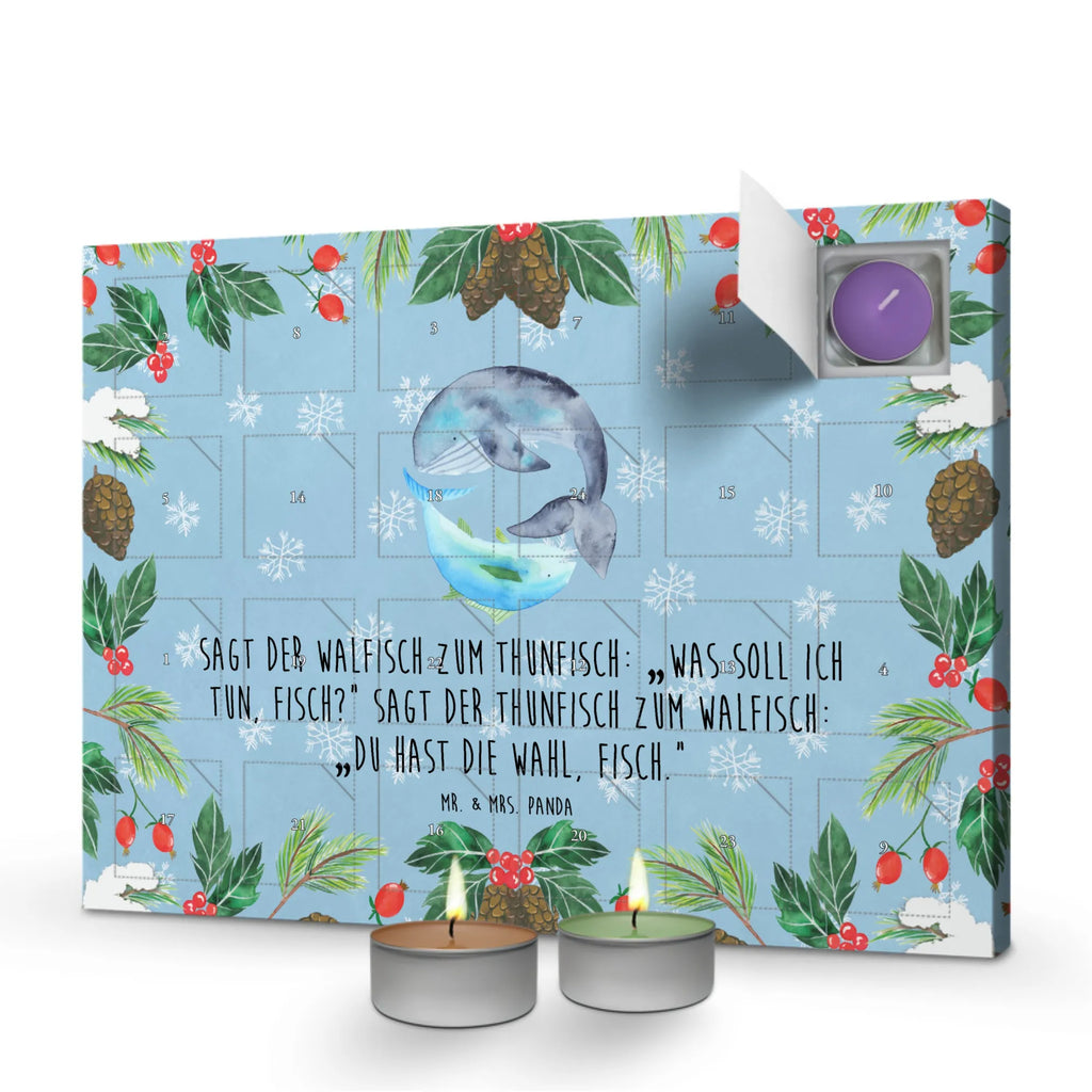 Duftkerzen Adventskalender Walfisch Thunfisch Adventskalender, Kerzen Adventskalender, Duftkerzen Adventskalender, Tiermotive, Gute Laune, lustige Sprüche, Tiere, Wal, Wahl, Tunfisch, Wortwitz lustig, Spruch lustig, Flachwitz, Witz, Spruch des Tages, Flachwitz Geschenk