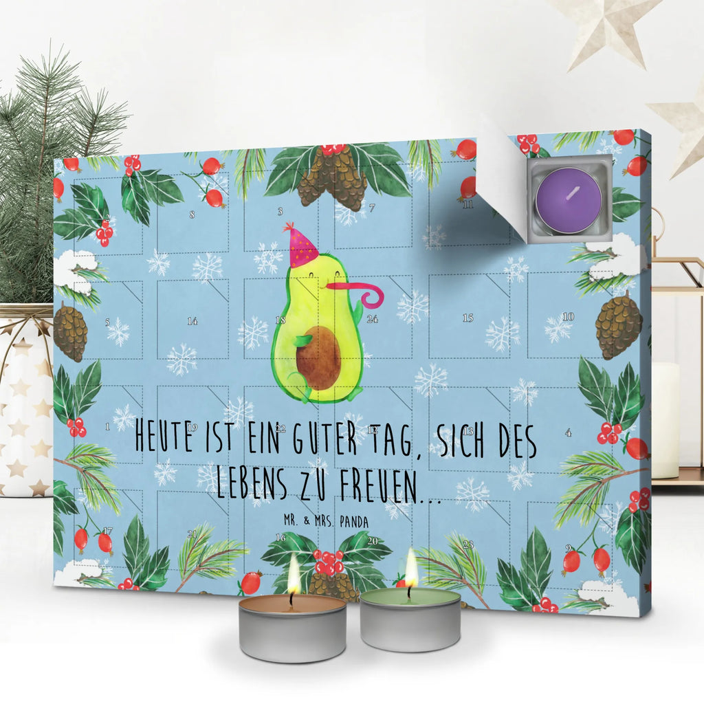 Duftkerzen Adventskalender Avocado Feier Adventskalender, Kerzen Adventskalender, Duftkerzen Adventskalender, Avocado, Veggie, Vegan, Gesund, Party, Feierlichkeit, Feier, Fete, Geburtstag, Gute Laune, Tröte