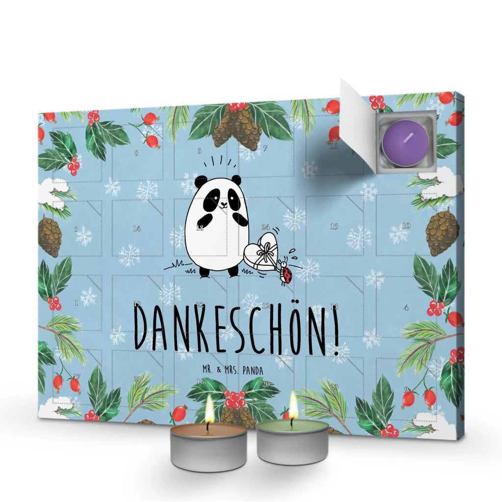 Duftkerzen Adventskalender Panda Dankeschön Adventskalender, Kerzen Adventskalender, Duftkerzen Adventskalender