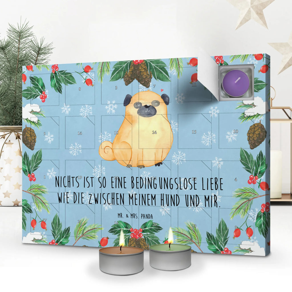 Duftkerzen Adventskalender Mops Adventskalender, Kerzen Adventskalender, Duftkerzen Adventskalender, Hund, Hundemotiv, Haustier, Hunderasse, Tierliebhaber, Hundebesitzer, Sprüche, Mops, Liebe, Hundeliebe