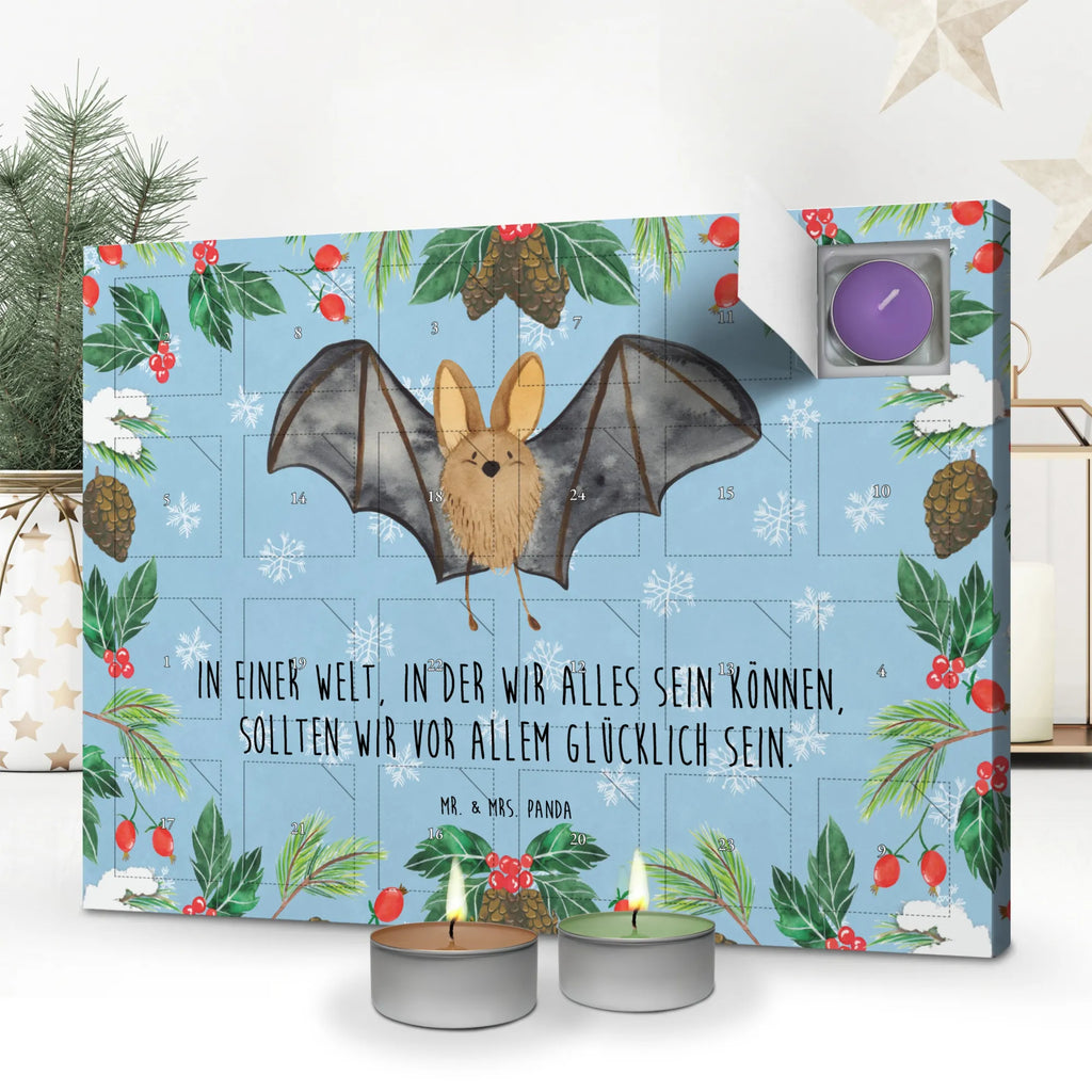 Duftkerzen Adventskalender Fledermaus Flügel Adventskalender, Kerzen Adventskalender, Duftkerzen Adventskalender, Tiermotive, Gute Laune, lustige Sprüche, Tiere