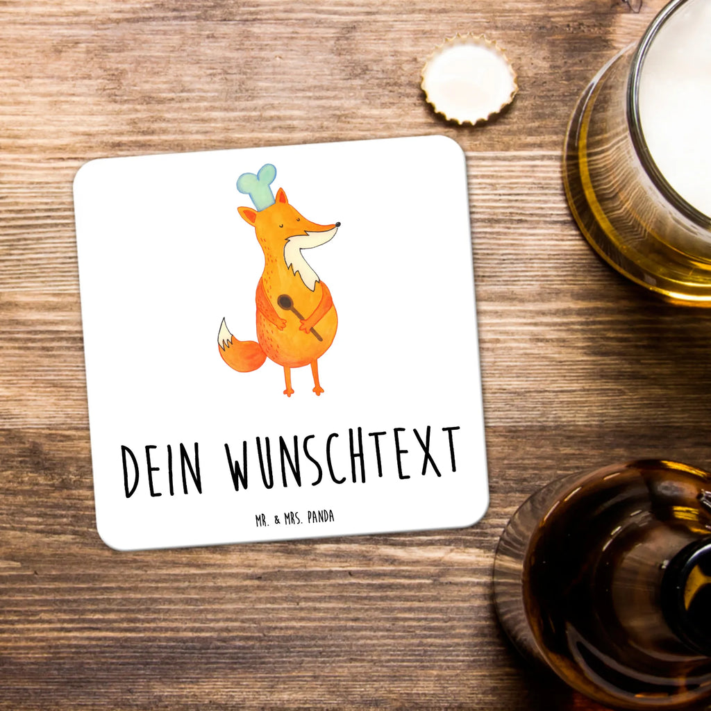 Personalisiertes Untersetzer Set Fuchs Koch Personalisierte Untersetzer, Fuchs, Füchse, Koch Geschenk, Küche Spruch, Küche Deko, Köche, Bäcker, Party Spruch, Spruch lustig, witzig