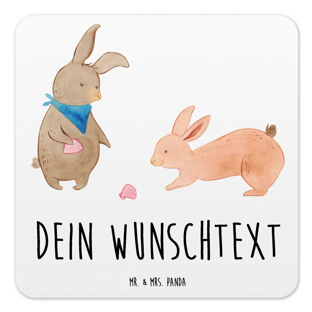 Personalisiertes Untersetzer Set Hasen Muschel Personalisierte Untersetzer, Familie, Vatertag, Muttertag, Bruder, Schwester, Mama, Papa, Oma, Opa, Hasen, beste Freundin, Freundin, Freundinnen, best friends, BFF, Muscheln sammeln, Muscheln, Meer