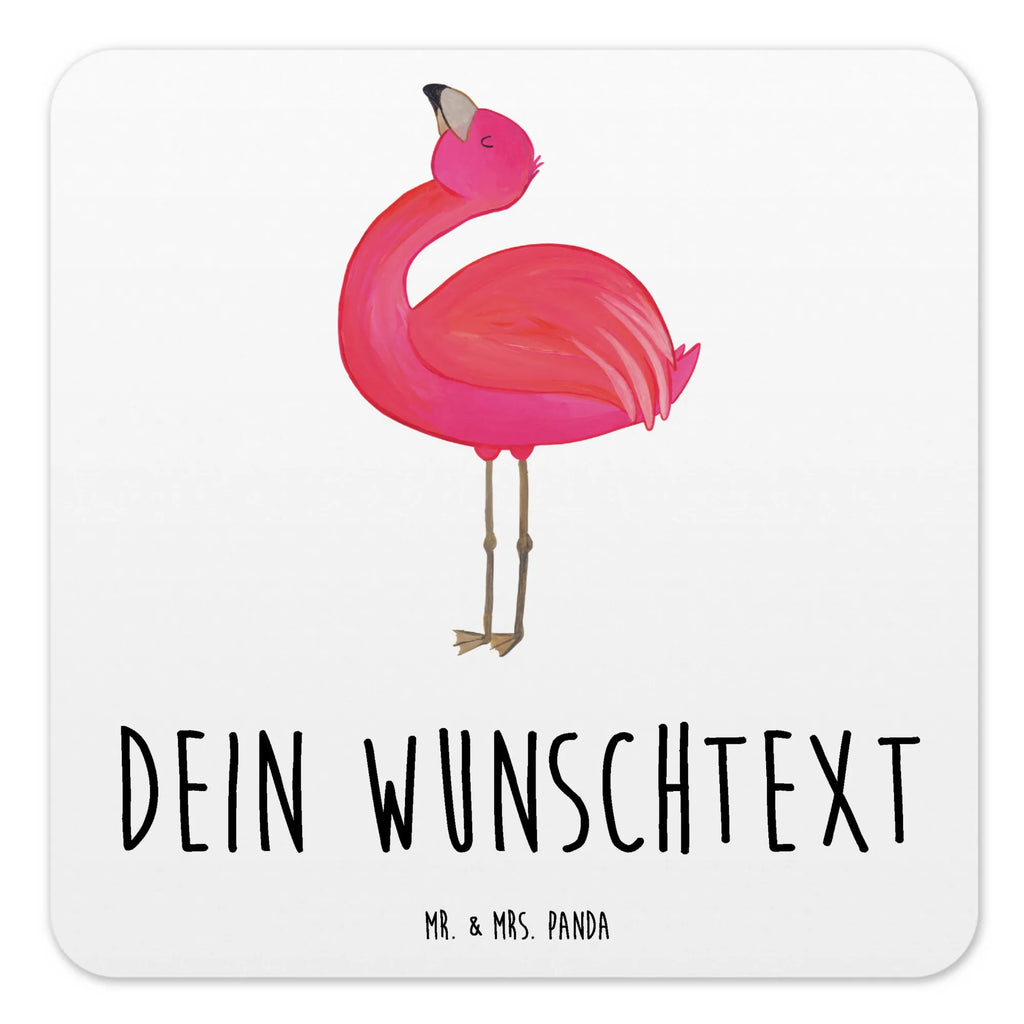 Personalisiertes Untersetzer Set Flamingo Stolz Personalisierte Untersetzer, Flamingo, stolz, Freude, Selbstliebe, Selbstakzeptanz, Freundin, beste Freundin, Tochter, Mama, Schwester