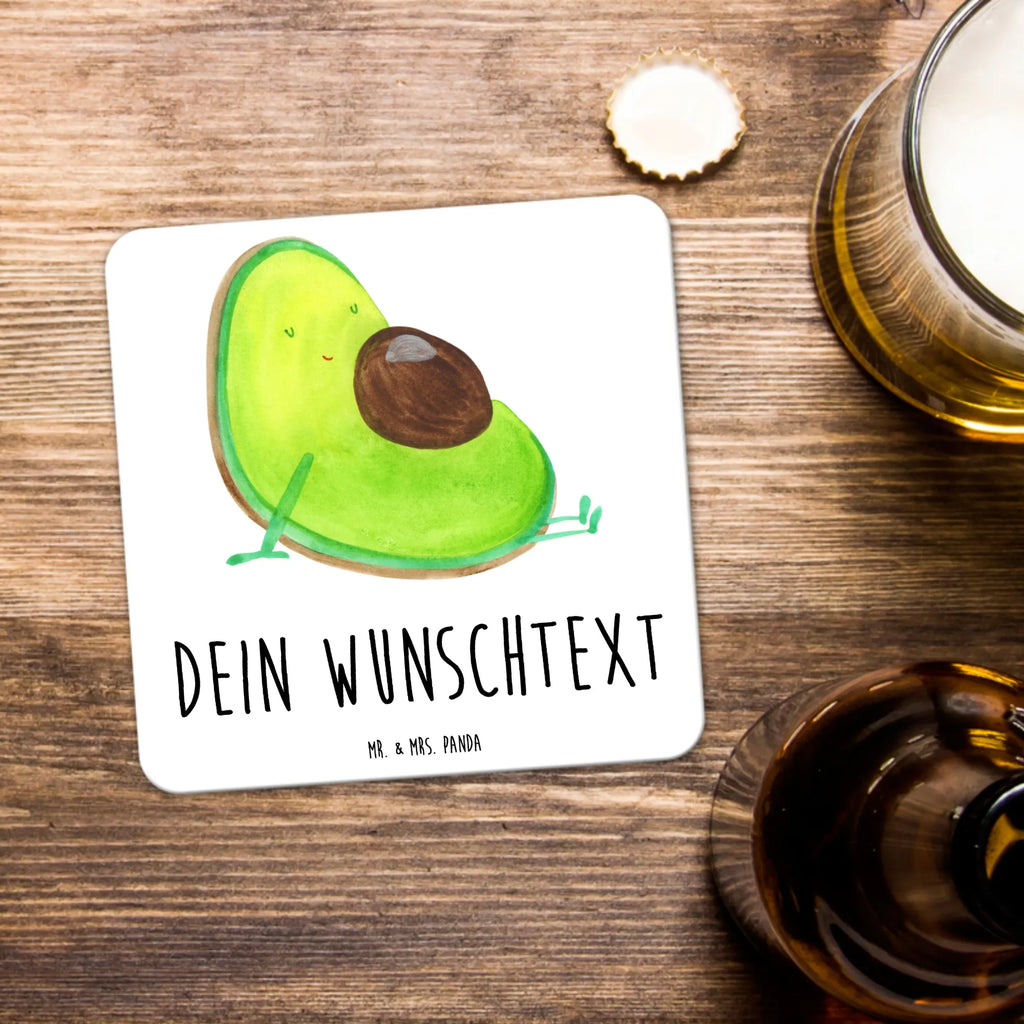 Personalisiertes Untersetzer Set Avocado Schwangerschaft Personalisierte Untersetzer, Avocado, Veggie, Vegan, Gesund, schwanger, Schwangerschaft, Babyparty, Babyshower