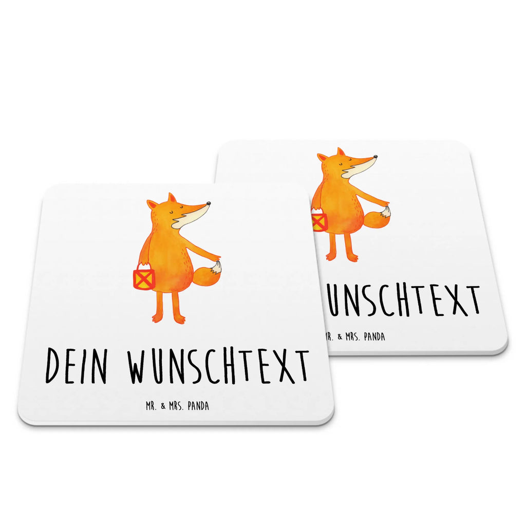 Personalisiertes Untersetzer Set Fuchs Laterne Personalisierte Untersetzer, Fuchs, Füchse, Spruch trösten, Liebeskummer Spruch, Laterne, Sankt Martin, Laternenumzug, Aufmuntern, Cäsar Otto Hugo Flaischlen