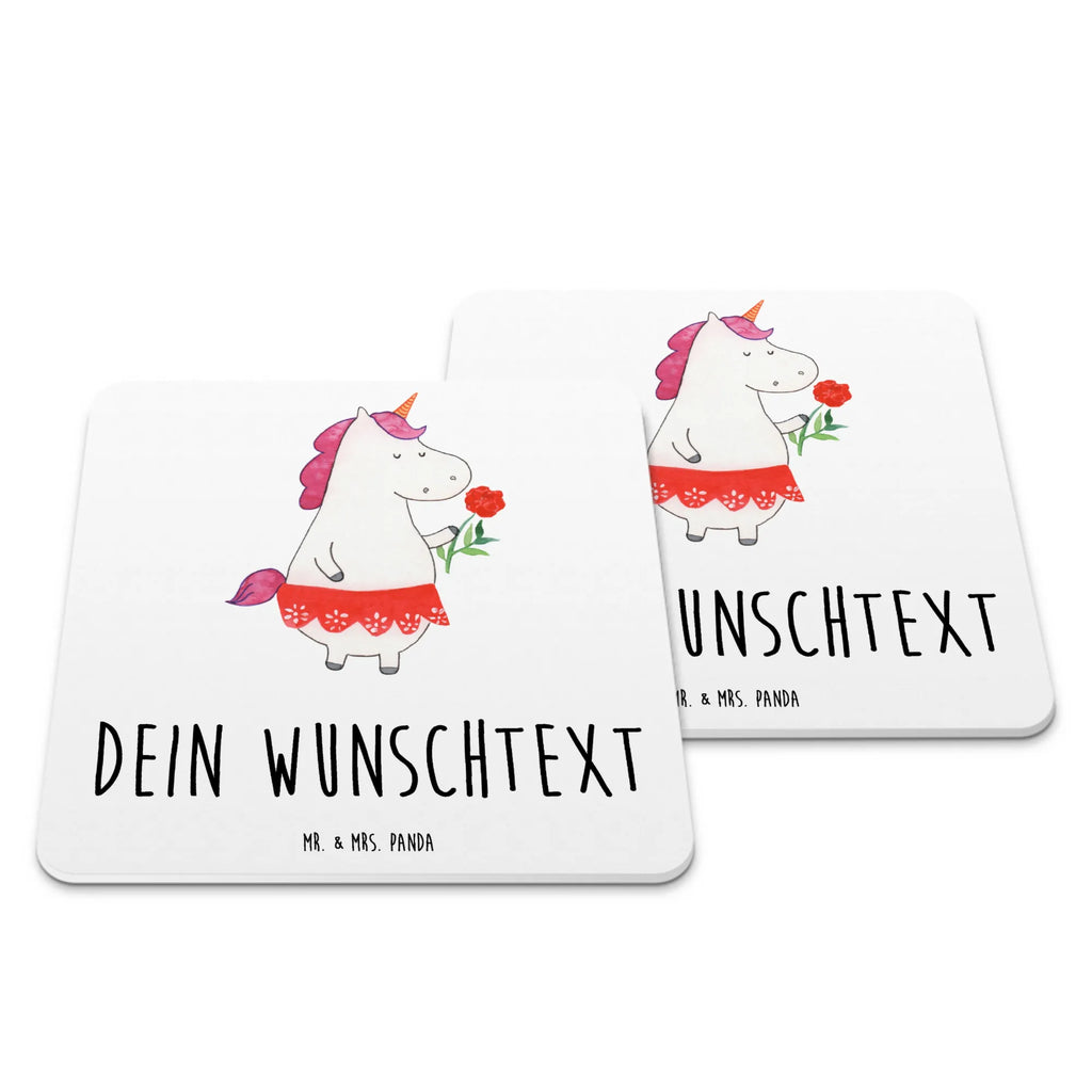 Personalisiertes Untersetzer Set Einhorn Dame Personalisierte Untersetzer, Einhorn, Einhörner, Einhorn Deko, Pegasus, Unicorn, Dame, Lady, feine Dame, Freundin, Frau, Bachelor, Bachelorette, Abfuhr, Schluss machen, Trennung