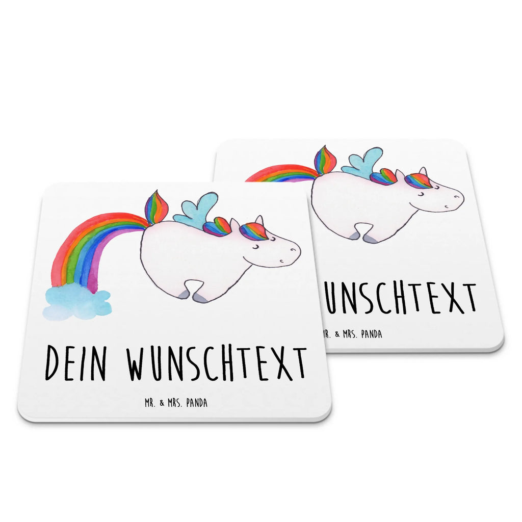 Personalisiertes Untersetzer Set Einhorn Fliegendes Pferd Personalisierte Untersetzer, Einhorn, Einhörner, Einhorn Deko, Unicorn, Regenbogen, Spielen, Realität, Glitzer, Erwachsenwerden