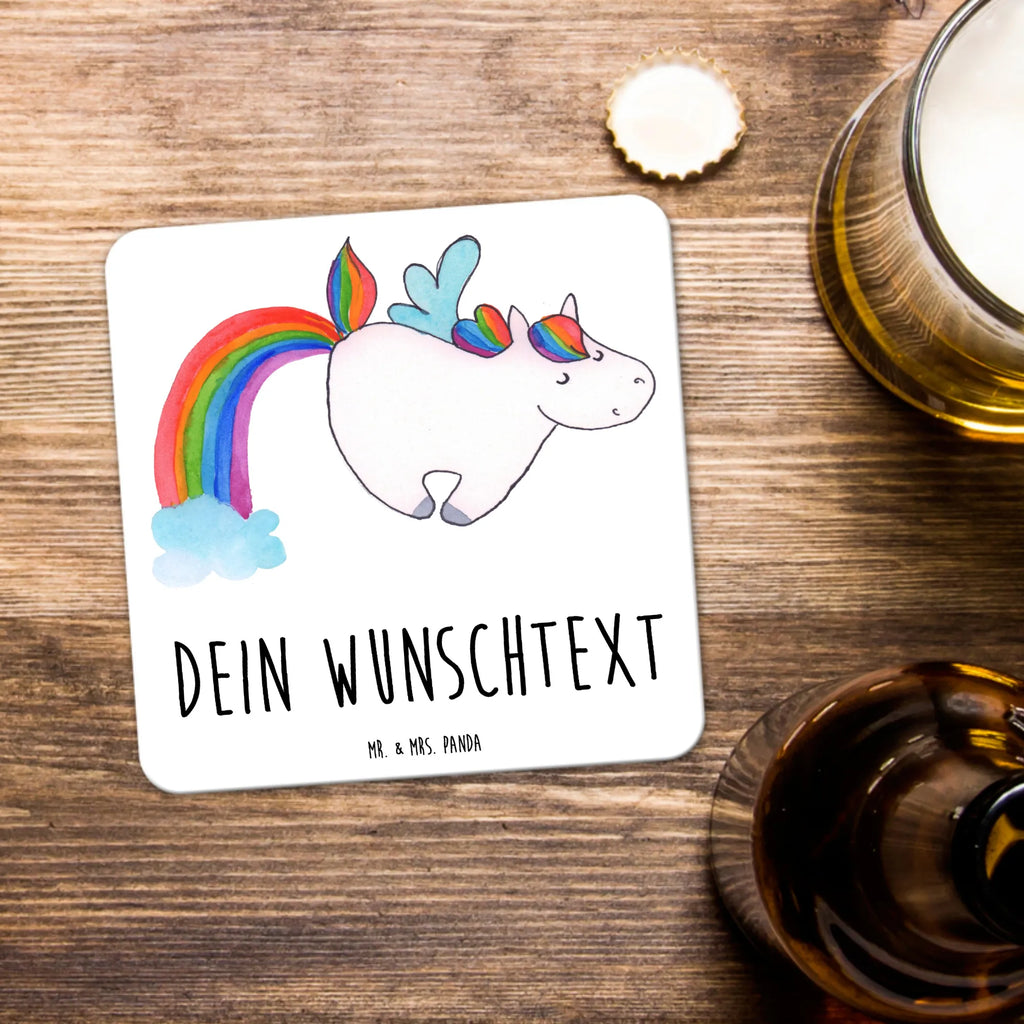 Personalisiertes Untersetzer Set Einhorn Fliegendes Pferd Personalisierte Untersetzer, Einhorn, Einhörner, Einhorn Deko, Unicorn, Regenbogen, Spielen, Realität, Glitzer, Erwachsenwerden