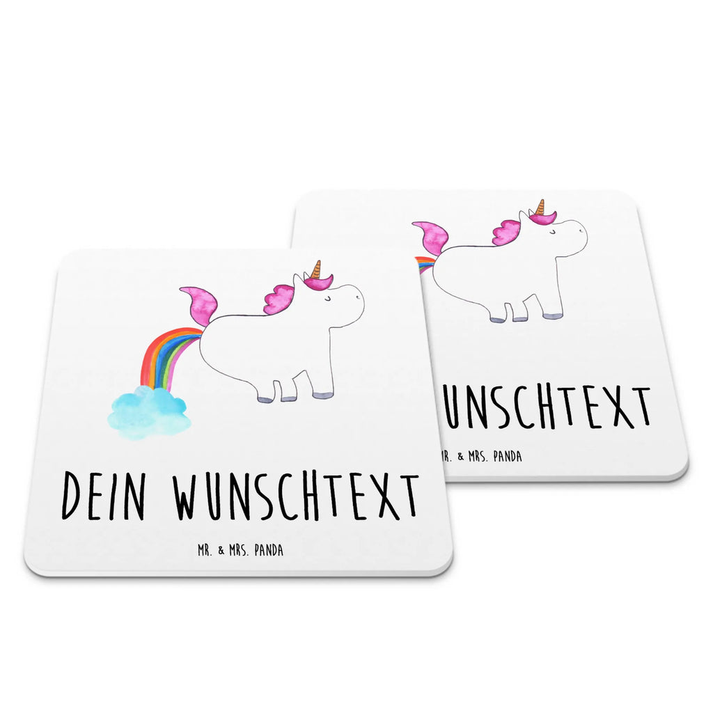 Personalisiertes Untersetzer Set Einhorn Pupsen Personalisierte Untersetzer, Einhorn, Einhörner, Einhorn Deko, Pegasus, Unicorn, Pups, Regenbogen, Glitzer, Einhornpower, Erwachsenwerden, Spaß, lustig, Freundin