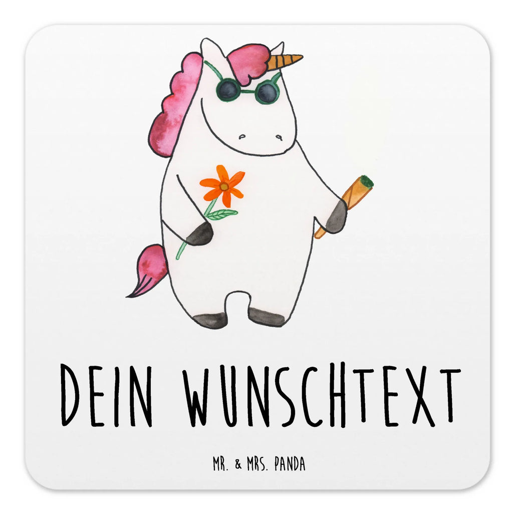 Personalisiertes Untersetzer Set Einhorn Woodstock Personalisierte Untersetzer, Einhorn, Einhörner, Einhorn Deko, Pegasus, Unicorn, Kiffen, Joint, Zigarette, Alkohol, Party, Spaß. lustig, witzig, Woodstock