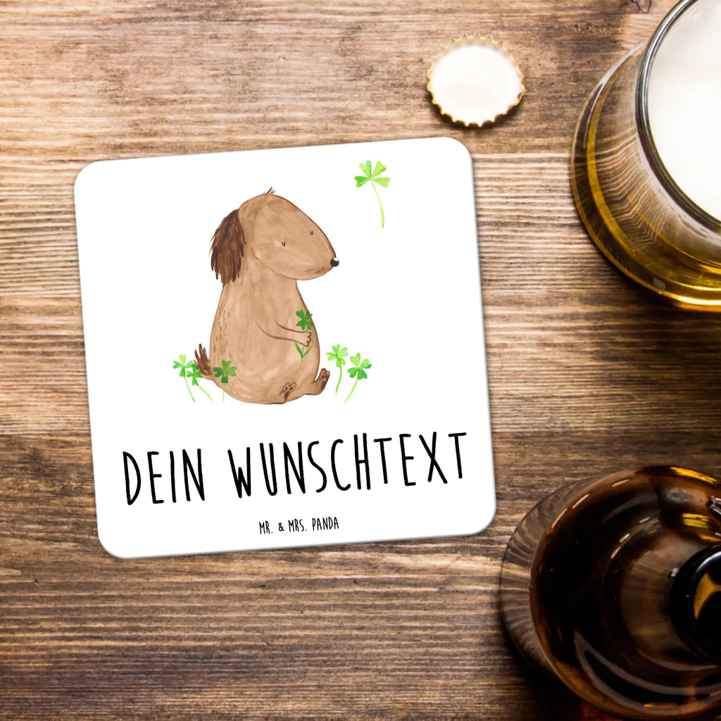 Personalisiertes Untersetzer Set Hund Kleeblatt Personalisierte Untersetzer, Hund, Hundemotiv, Haustier, Hunderasse, Tierliebhaber, Hundebesitzer, Sprüche, Kleeblatt, Glück, Tagträume, Motivation, Neuanfang, Geschenk, Glücksbringer, Selbstliebe, Achtsamkeit