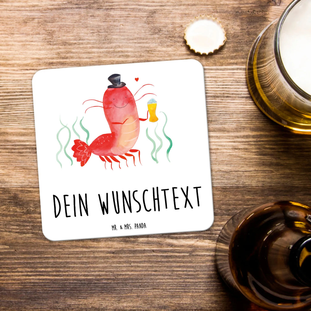 Personalisiertes Untersetzer Set Hummer Weizen Personalisierte Untersetzer, Meerestiere, Meer, Urlaub, Garnele, Garnelen, Bier, Kochen, Männerhaushalt, Junggeselle, Junggesellin, Bierliebhaber, Kneipe, Gasthaus, Wirtschaft