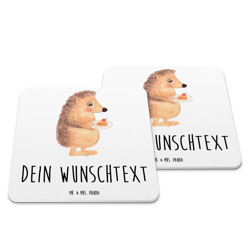 Personalisiertes Untersetzer Set Igel Kuchenstück Personalisierte Untersetzer, Tiermotive, Gute Laune, lustige Sprüche, Tiere, Igel, Essen Spruch, Kuchen, Backen Geschenk, Kuchen backen, Einladung Party, Geburtstagskuchen, Torte