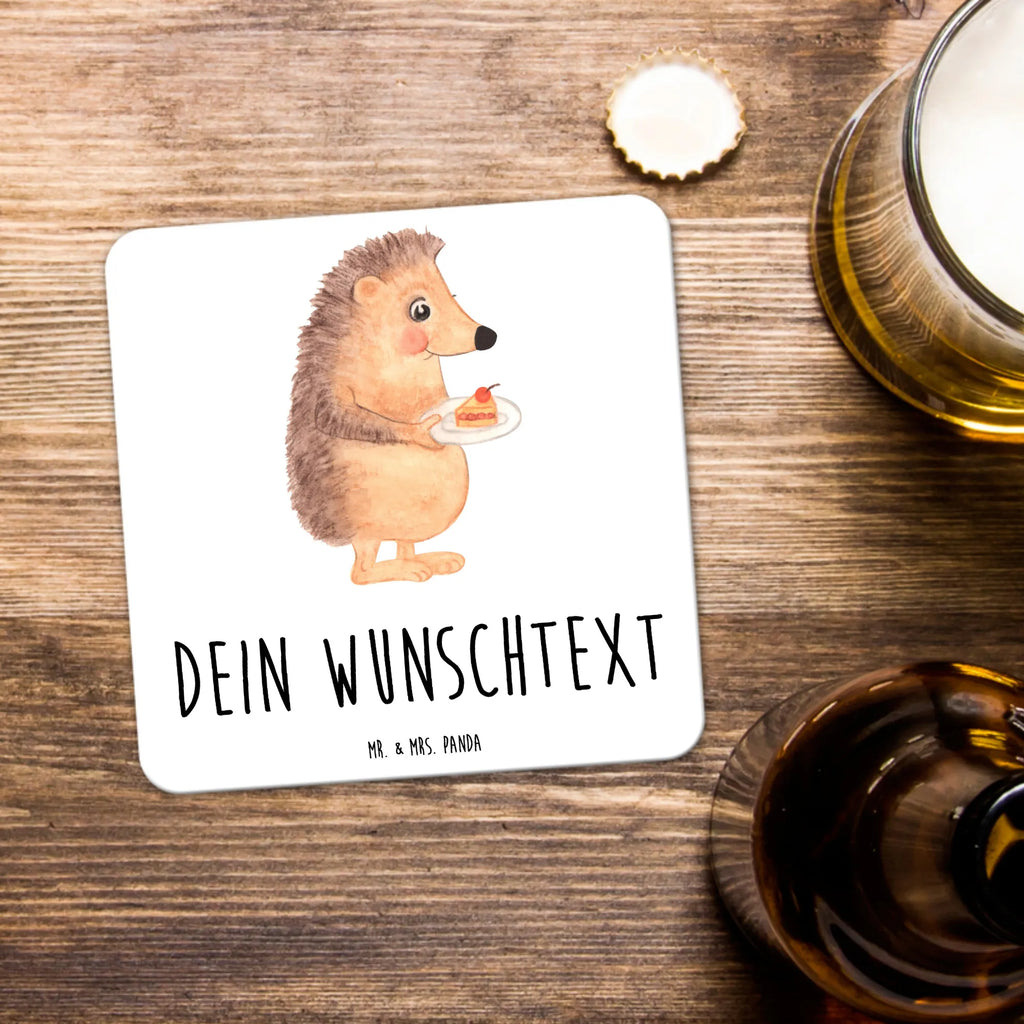 Personalisiertes Untersetzer Set Igel Kuchenstück Personalisierte Untersetzer, Tiermotive, Gute Laune, lustige Sprüche, Tiere, Igel, Essen Spruch, Kuchen, Backen Geschenk, Kuchen backen, Einladung Party, Geburtstagskuchen, Torte