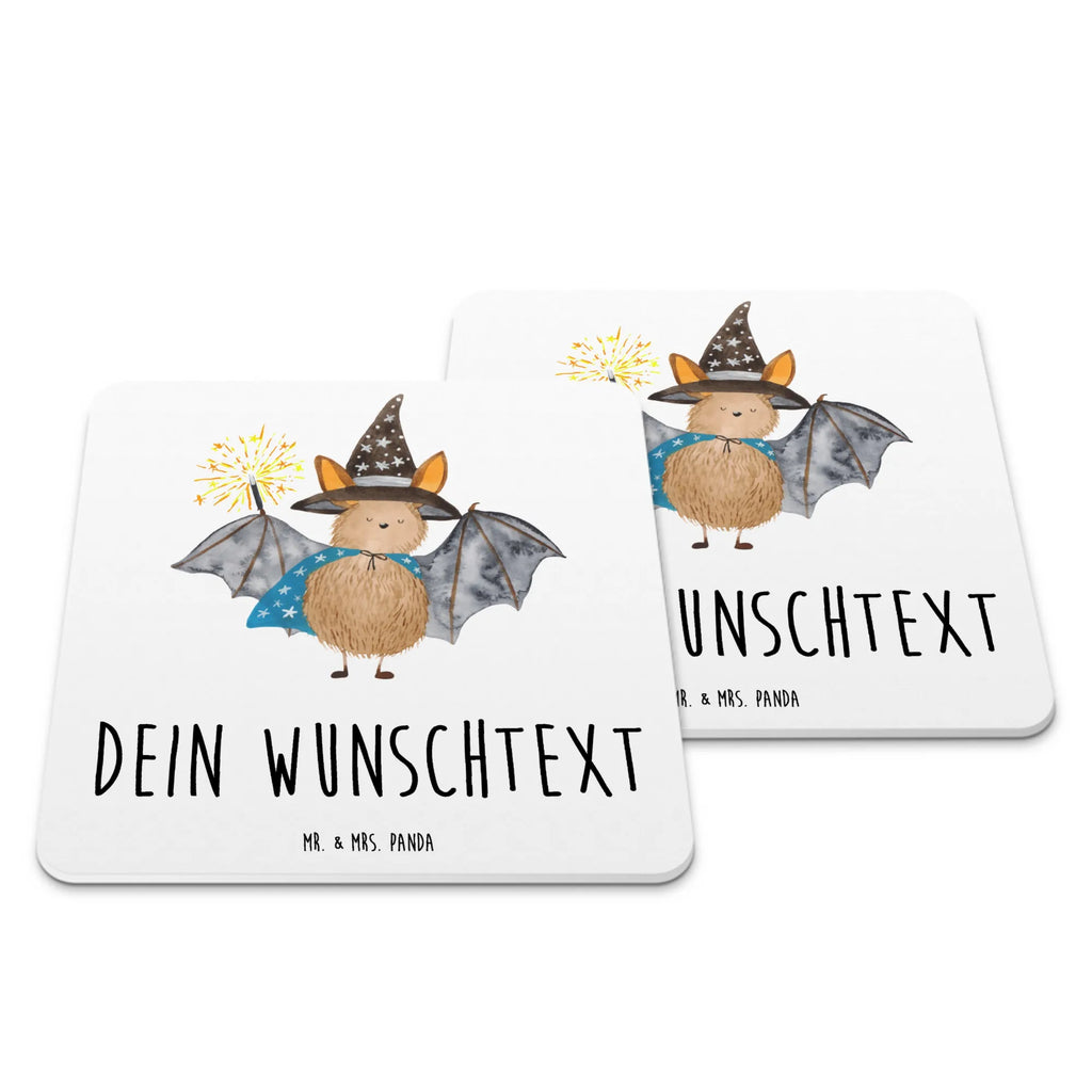 Personalisiertes Untersetzer Set Fledermaus Zauberer Personalisierte Untersetzer, Tiermotive, Gute Laune, lustige Sprüche, Tiere, Fledermaus, Fledermäuse, Zauberer, Magier, Frauen, reinsteigern