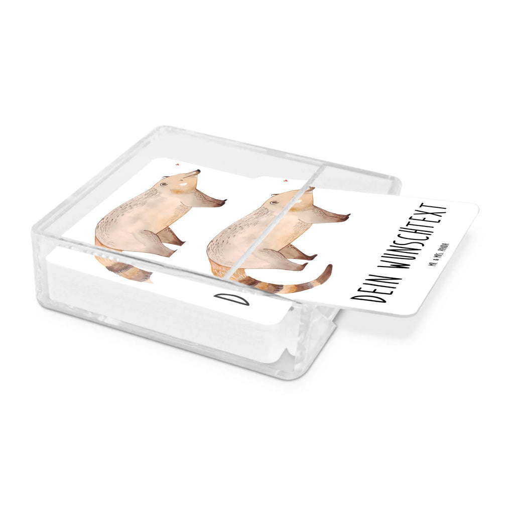 Personalisiertes Untersetzer Set Nasenbär Personalisierte Untersetzer, Tiermotive, Gute Laune, lustige Sprüche, Tiere, Nasenbär, Nasenbären, Rüsselbär, Bär