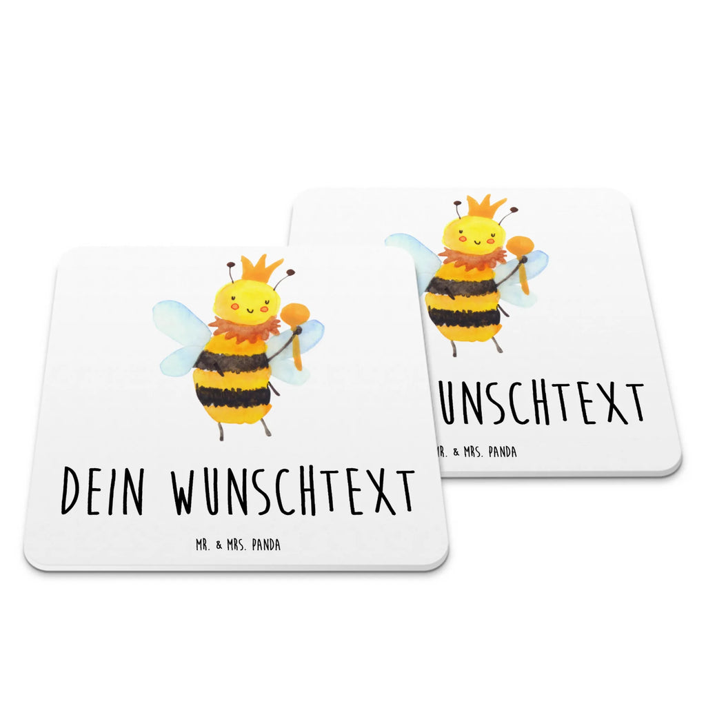 Personalisiertes Untersetzer Set Biene König Personalisierte Untersetzer, Biene, Wespe, Hummel