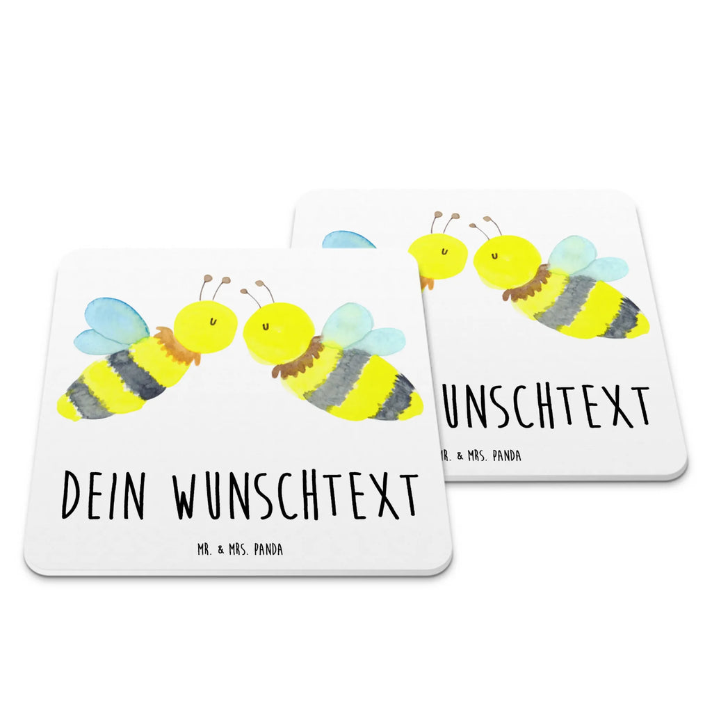 Personalisiertes Untersetzer Set Biene Liebe Personalisierte Untersetzer, Biene, Wespe, Hummel