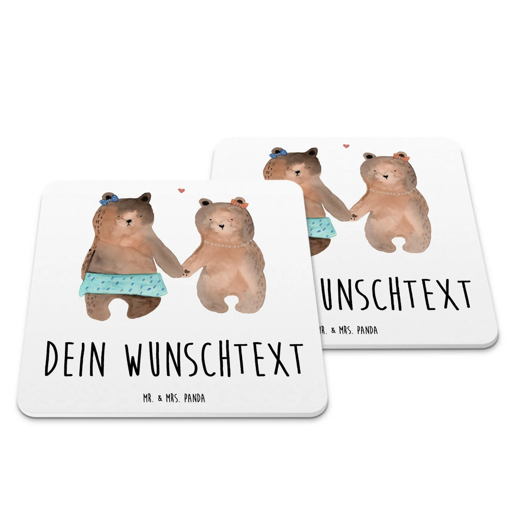 Personalisiertes Untersetzer Set Bär Freundin Personalisierte Untersetzer, Bär, Teddy, Teddybär, Bär Freundin Beste Freund Liebe Liebesbeweis Verliebt Kumpel Kumpeliene