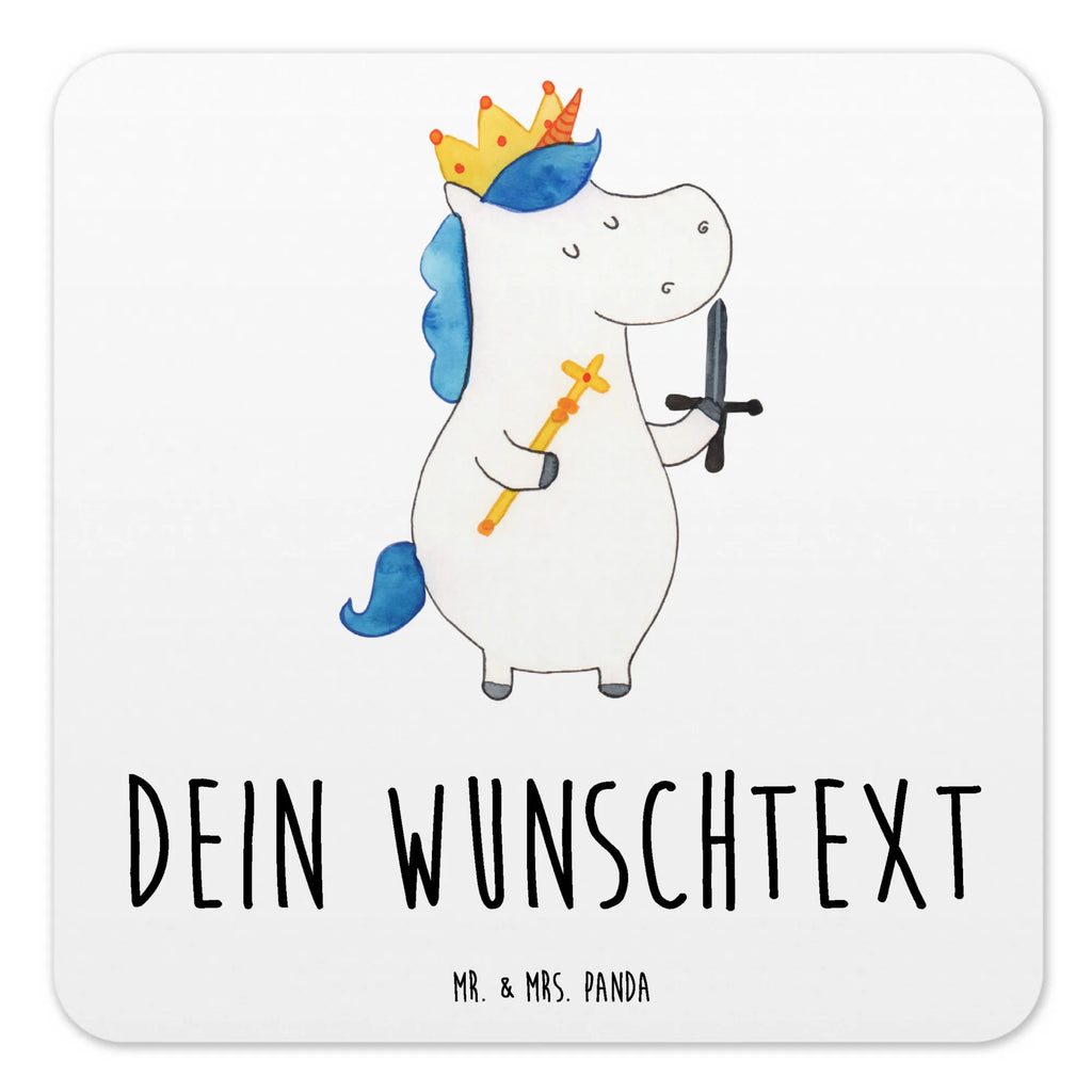 Personalisiertes Untersetzer Set Einhorn König mit Schwert Personalisierte Untersetzer, Einhorn, Einhörner, Einhorn Deko, Unicorn, König, Ritter, Mittelalter