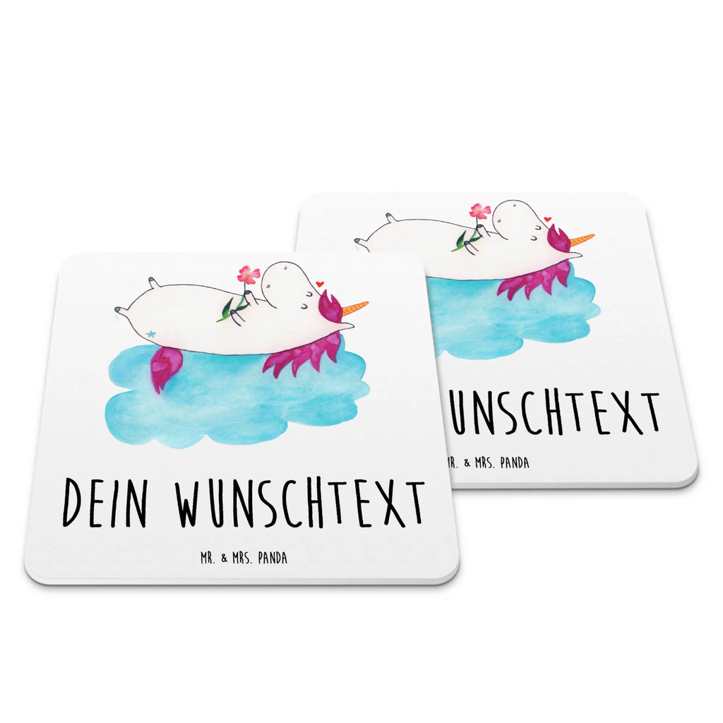 Personalisiertes Untersetzer Set Einhorn Verliebt Personalisierte Untersetzer, Einhorn, Einhörner, Einhorn Deko, Pegasus, Unicorn, verliebt, Liebe, Liebesbeweis, Freundin, Wolke