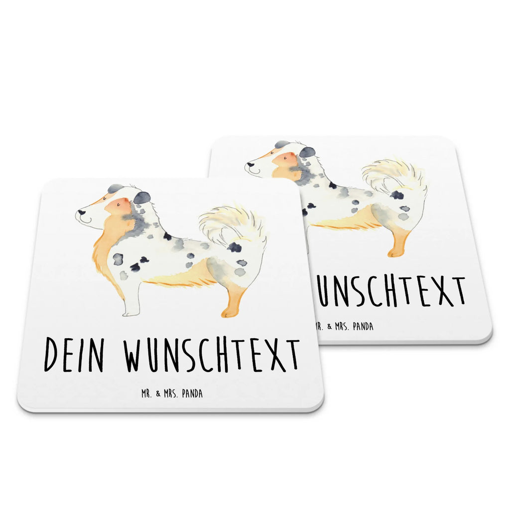 Personalisiertes Untersetzer Set Hund Australien Shepherd Personalisierte Untersetzer, Hund, Hundemotiv, Haustier, Hunderasse, Tierliebhaber, Hundebesitzer, Sprüche, Australien Shepherd, Shepherd, Hundeliebe, Familienhund, Spruch