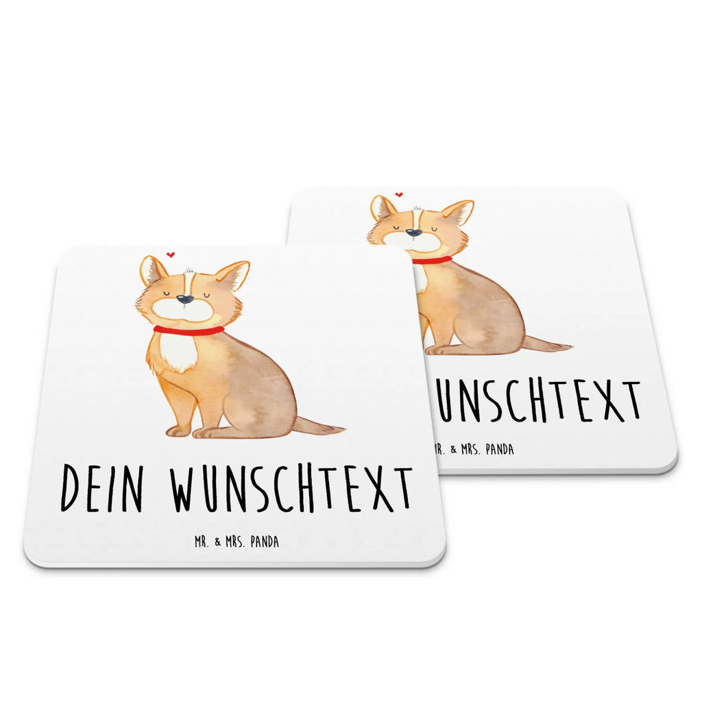 Personalisiertes Untersetzer Set Hund Glück Personalisierte Untersetzer, Hund, Hundemotiv, Haustier, Hunderasse, Tierliebhaber, Hundebesitzer, Sprüche, Corgie, Hundeliebe, Spruch, Hundemama, Liebe