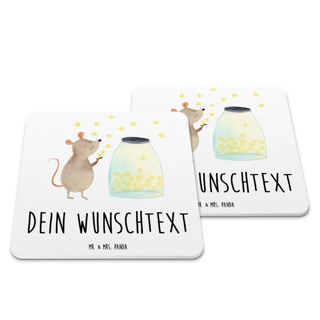 Personalisiertes Untersetzer Set Maus Sterne Personalisierte Untersetzer, Tiermotive, Gute Laune, lustige Sprüche, Tiere, Maus, Sterne, Wunsch, Kind, Taufe, Taufgeschenk, Geburt, Schwangerschaft, erstes Kind, Kindergeburtstag, Geburtstag, Hoffnung, Träume