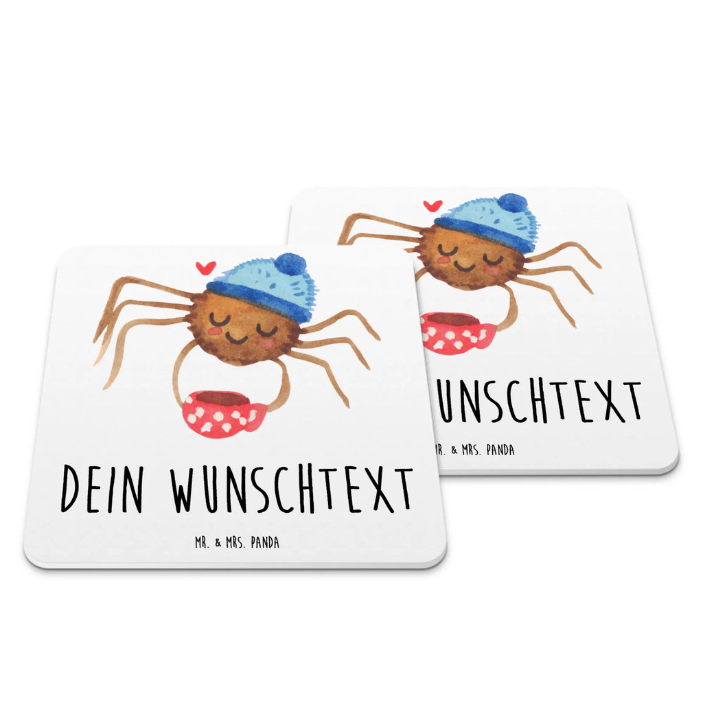 Personalisiertes Untersetzer Set Spinne Agathe Kaffee Personalisierte Untersetzer, Spinne Agathe, Spinne, Agathe, Videos, Merchandise, Kaffee, Morgen, Morgenmuffel, Lebensweisheiten, Weiser Spruch