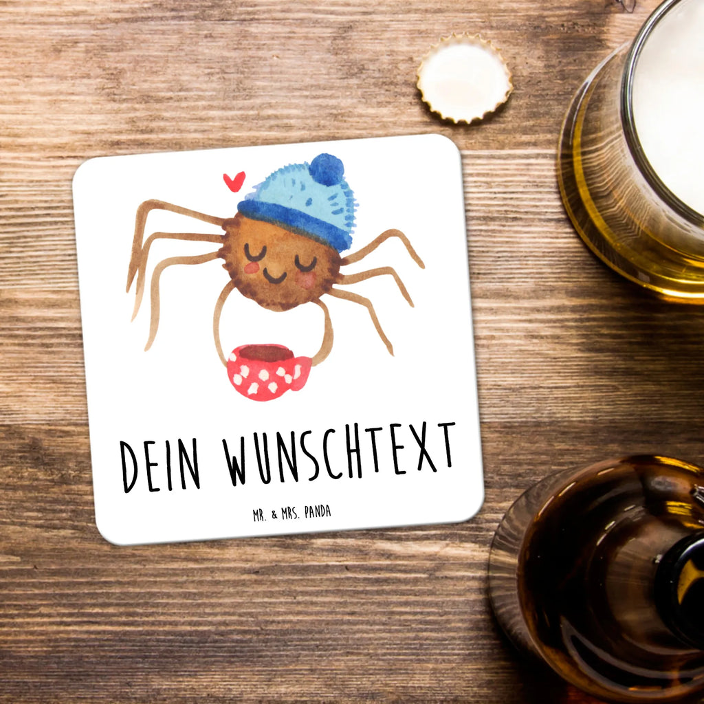 Personalisiertes Untersetzer Set Spinne Agathe Kaffee Personalisierte Untersetzer, Spinne Agathe, Spinne, Agathe, Videos, Merchandise, Kaffee, Morgen, Morgenmuffel, Lebensweisheiten, Weiser Spruch