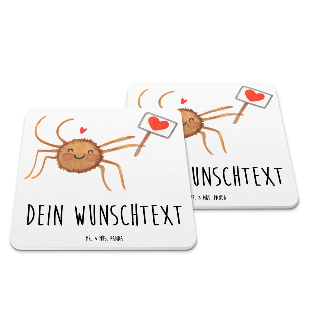 Personalisiertes Untersetzer Set Spinne Agathe Motivation Personalisierte Untersetzer, Spinne Agathe, Spinne, Agathe, Videos, Merchandise, Motivation, Glück, Liebe, Vertrauen, Dankeschön