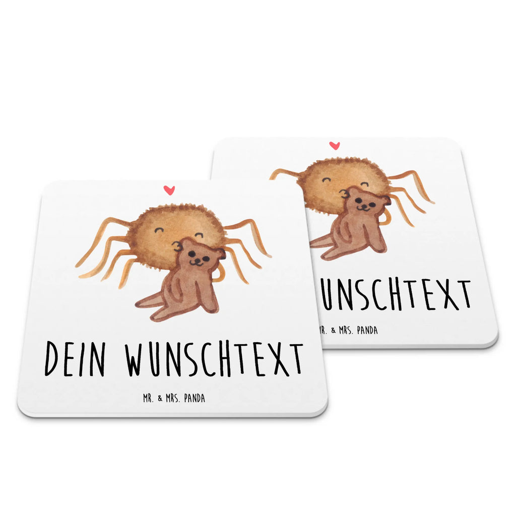 Personalisiertes Untersetzer Set Spinne Agathe Teddy Personalisierte Untersetzer, Spinne Agathe, Spinne, Agathe, Videos, Merchandise, Freundschaft, Liebesgeschenk, Verliebt, Liebesbeweis, Teddy, Treue, Miteinander, Dankeschön