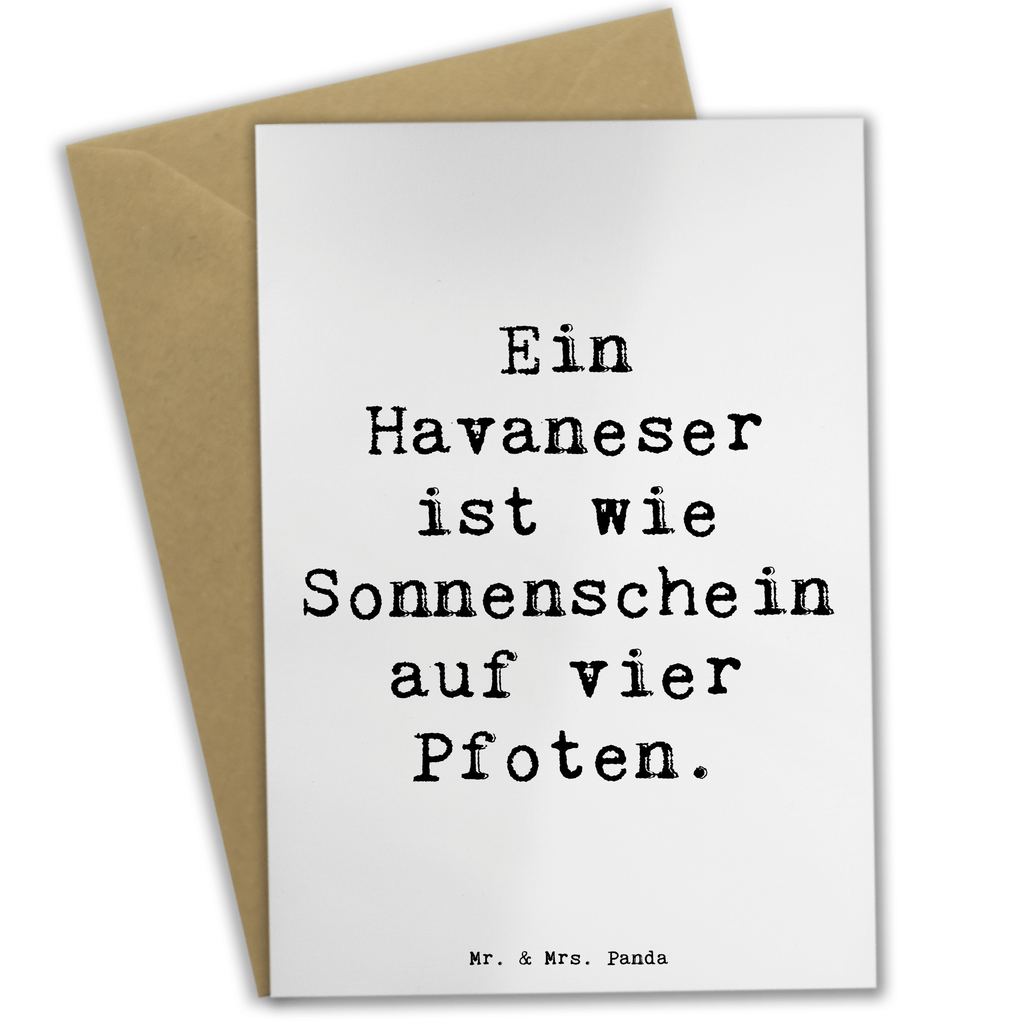 Grußkarte Spruch Havaneser Sonnenschein Grußkarte, Klappkarte, Einladungskarte, Glückwunschkarte, Hochzeitskarte, Geburtstagskarte, Karte, Ansichtskarten, Hund, Hunderasse, Rassehund, Hundebesitzer, Geschenk, Tierfreund, Schenken, Welpe