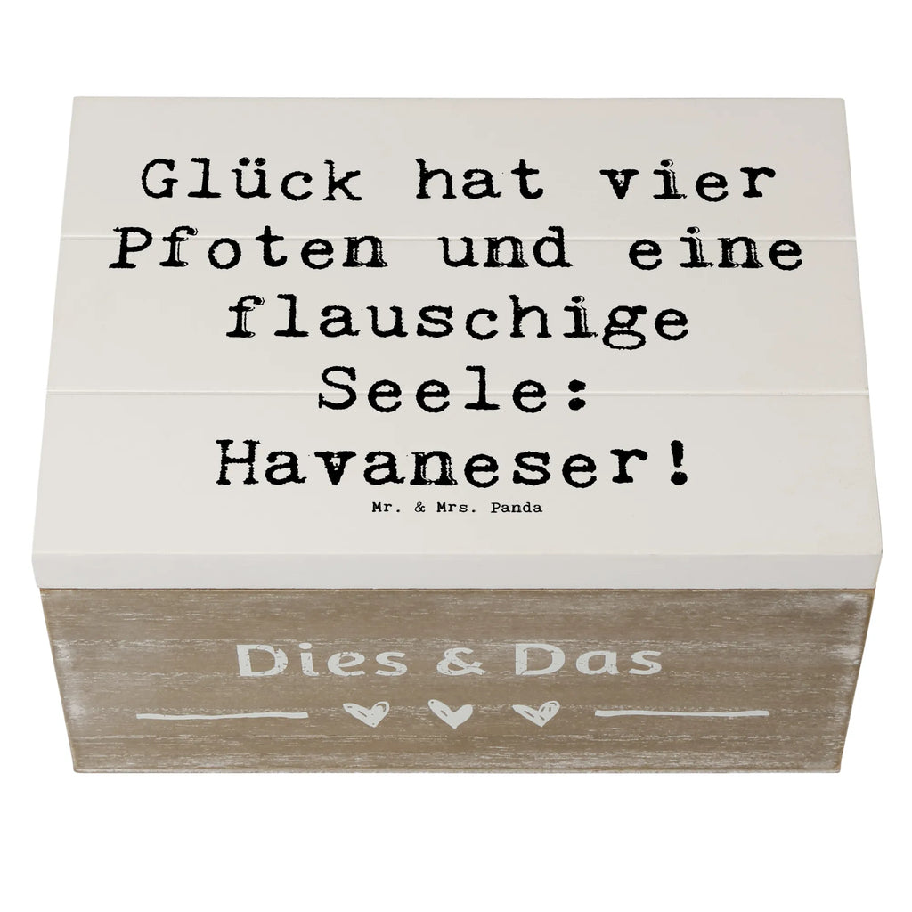 Holzkiste Spruch Havaneser Glück Holzkiste, Kiste, Schatzkiste, Truhe, Schatulle, XXL, Erinnerungsbox, Erinnerungskiste, Dekokiste, Aufbewahrungsbox, Geschenkbox, Geschenkdose, Hund, Hunderasse, Rassehund, Hundebesitzer, Geschenk, Tierfreund, Schenken, Welpe