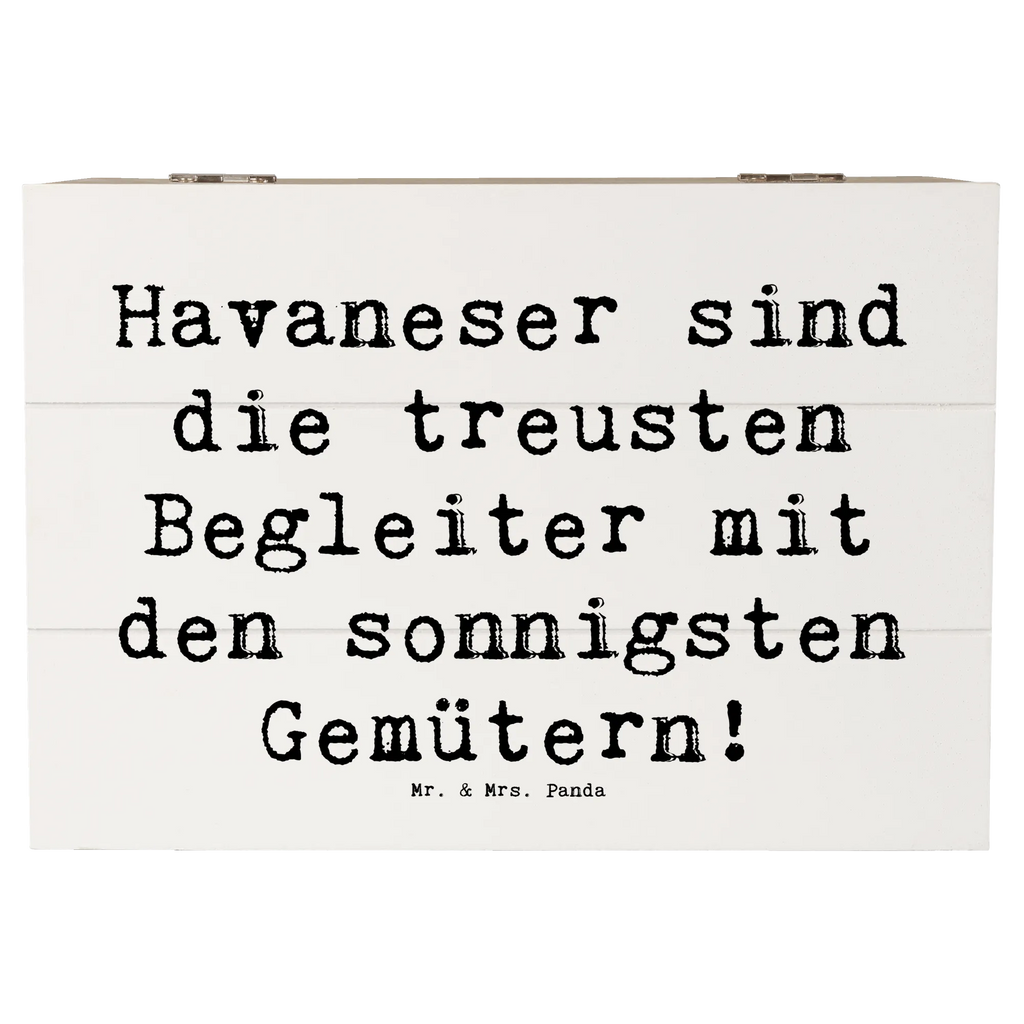 Holzkiste Spruch Havaneser Begleiter Holzkiste, Kiste, Schatzkiste, Truhe, Schatulle, XXL, Erinnerungsbox, Erinnerungskiste, Dekokiste, Aufbewahrungsbox, Geschenkbox, Geschenkdose, Hund, Hunderasse, Rassehund, Hundebesitzer, Geschenk, Tierfreund, Schenken, Welpe