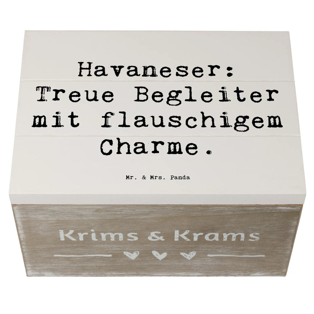 Holzkiste Spruch Havaneser Charme Holzkiste, Kiste, Schatzkiste, Truhe, Schatulle, XXL, Erinnerungsbox, Erinnerungskiste, Dekokiste, Aufbewahrungsbox, Geschenkbox, Geschenkdose, Hund, Hunderasse, Rassehund, Hundebesitzer, Geschenk, Tierfreund, Schenken, Welpe