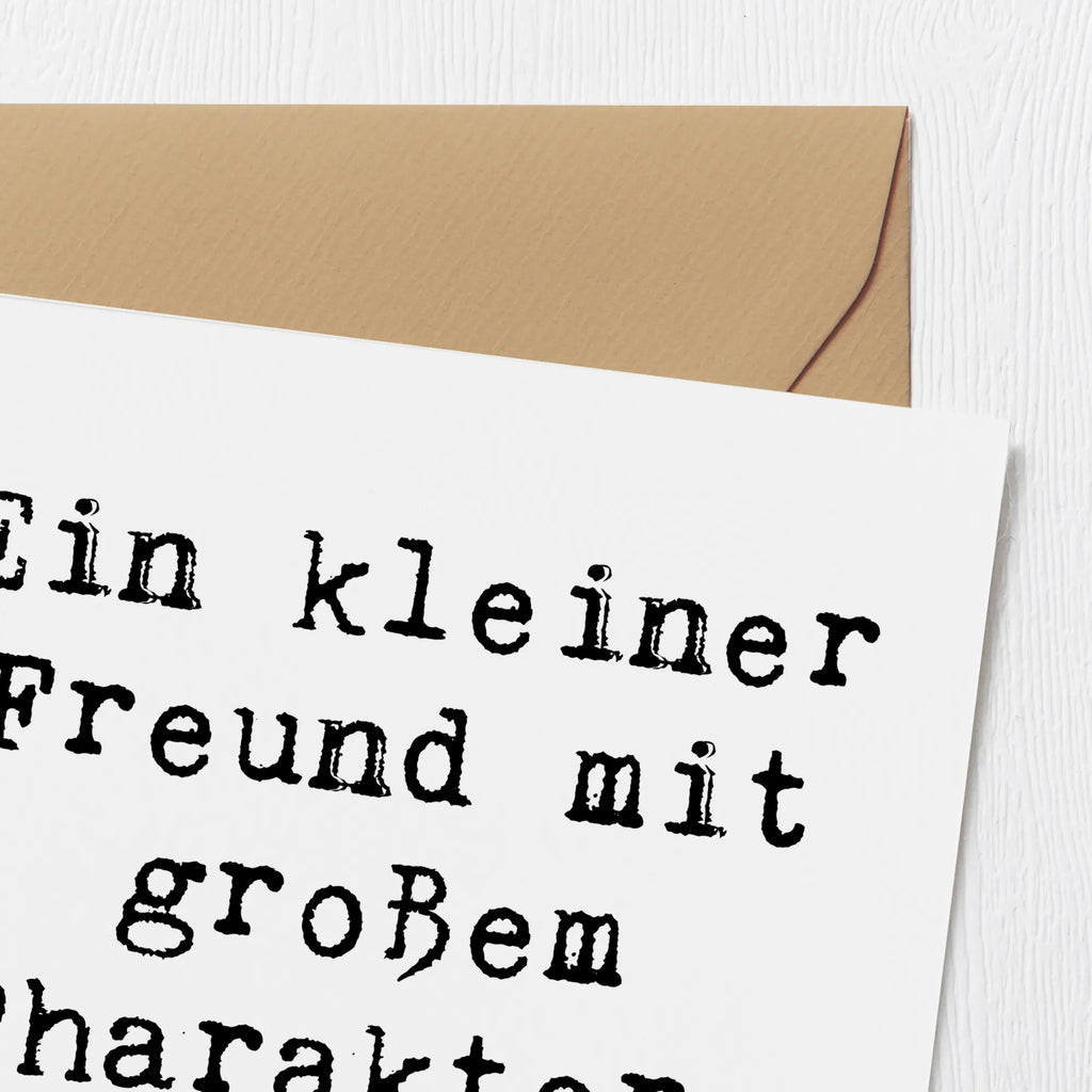 Deluxe Karte Spruch Havaneser Freund Karte, Grußkarte, Klappkarte, Einladungskarte, Glückwunschkarte, Hochzeitskarte, Geburtstagskarte, Hochwertige Grußkarte, Hochwertige Klappkarte, Hund, Hunderasse, Rassehund, Hundebesitzer, Geschenk, Tierfreund, Schenken, Welpe