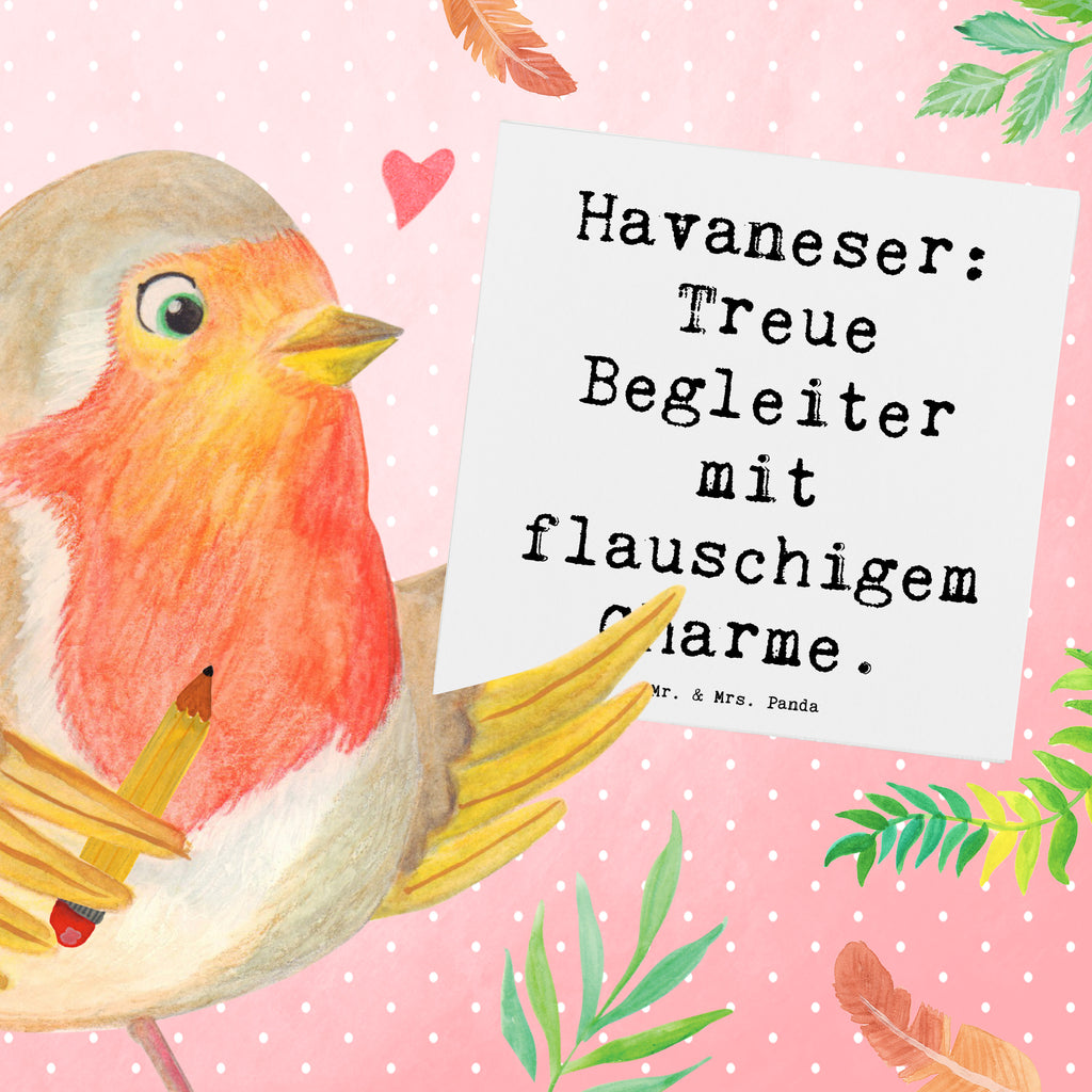 Deluxe Karte Spruch Havaneser Charme Karte, Grußkarte, Klappkarte, Einladungskarte, Glückwunschkarte, Hochzeitskarte, Geburtstagskarte, Hochwertige Grußkarte, Hochwertige Klappkarte, Hund, Hunderasse, Rassehund, Hundebesitzer, Geschenk, Tierfreund, Schenken, Welpe