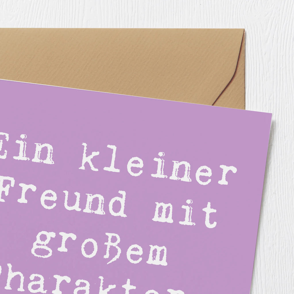 Deluxe Karte Spruch Havaneser Freund Karte, Grußkarte, Klappkarte, Einladungskarte, Glückwunschkarte, Hochzeitskarte, Geburtstagskarte, Hochwertige Grußkarte, Hochwertige Klappkarte, Hund, Hunderasse, Rassehund, Hundebesitzer, Geschenk, Tierfreund, Schenken, Welpe