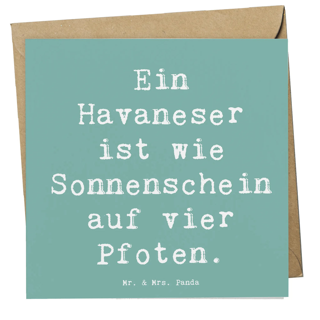 Deluxe Karte Spruch Havaneser Sonnenschein Karte, Grußkarte, Klappkarte, Einladungskarte, Glückwunschkarte, Hochzeitskarte, Geburtstagskarte, Hochwertige Grußkarte, Hochwertige Klappkarte, Hund, Hunderasse, Rassehund, Hundebesitzer, Geschenk, Tierfreund, Schenken, Welpe