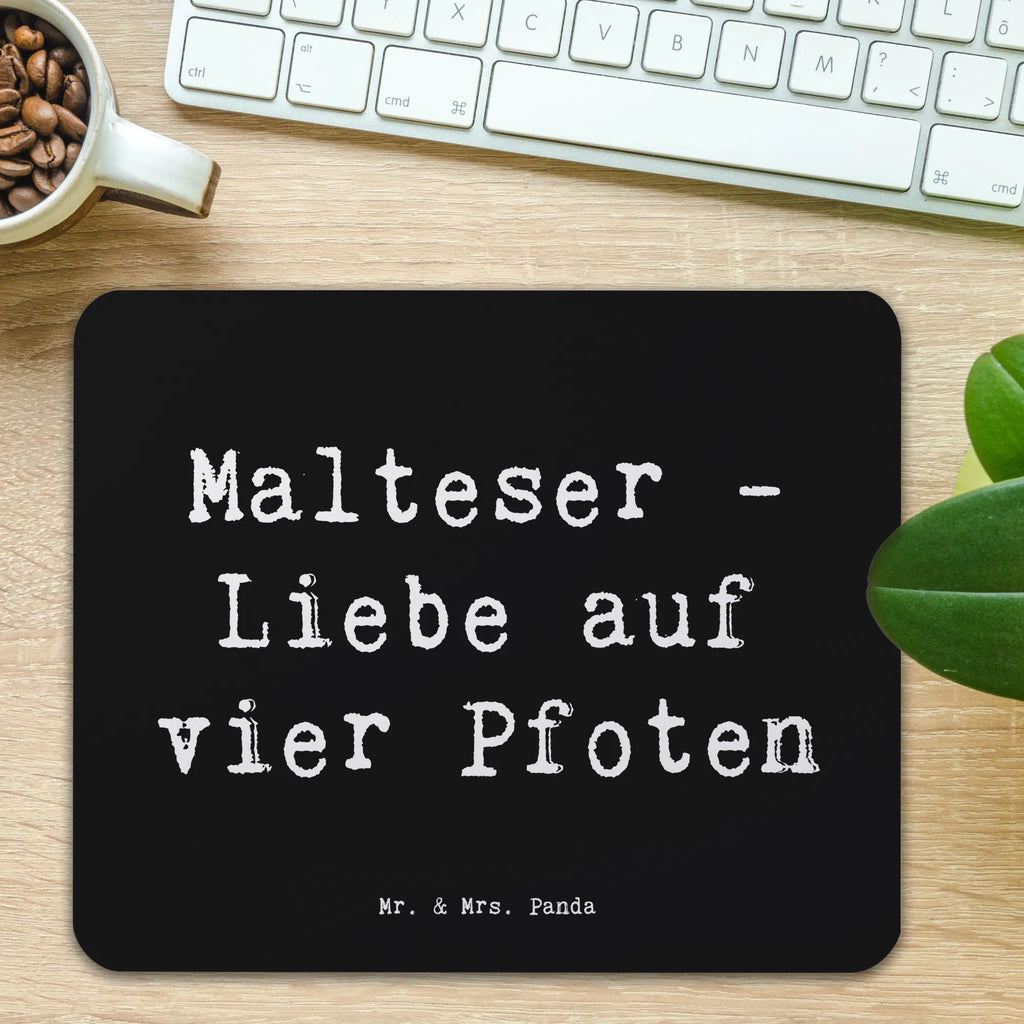 Mauspad Spruch Malteser Liebe Mousepad, Computer zubehör, Büroausstattung, PC Zubehör, Arbeitszimmer, Mauspad, Einzigartiges Mauspad, Designer Mauspad, Mausunterlage, Mauspad Büro, Hund, Hunderasse, Rassehund, Hundebesitzer, Geschenk, Tierfreund, Schenken, Welpe