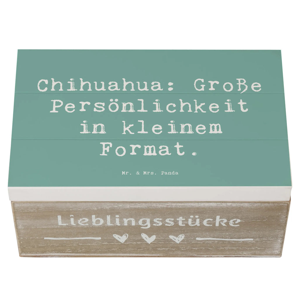 Holzkiste Spruch Chihuahua Persönlichkeit Holzkiste, Kiste, Schatzkiste, Truhe, Schatulle, XXL, Erinnerungsbox, Erinnerungskiste, Dekokiste, Aufbewahrungsbox, Geschenkbox, Geschenkdose, Hund, Hunderasse, Rassehund, Hundebesitzer, Geschenk, Tierfreund, Schenken, Welpe