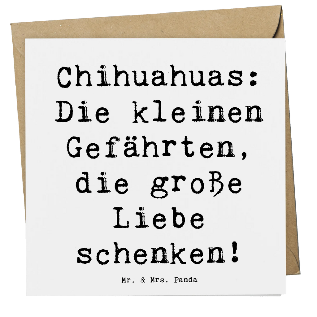 Deluxe Karte Spruch Chihuahua Liebe Karte, Grußkarte, Klappkarte, Einladungskarte, Glückwunschkarte, Hochzeitskarte, Geburtstagskarte, Hochwertige Grußkarte, Hochwertige Klappkarte, Hund, Hunderasse, Rassehund, Hundebesitzer, Geschenk, Tierfreund, Schenken, Welpe