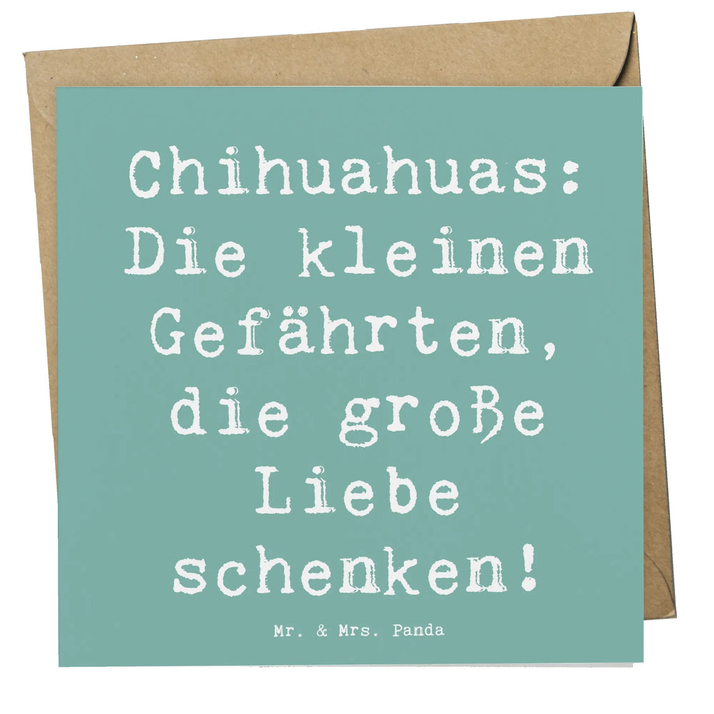 Deluxe Karte Spruch Chihuahua Liebe Karte, Grußkarte, Klappkarte, Einladungskarte, Glückwunschkarte, Hochzeitskarte, Geburtstagskarte, Hochwertige Grußkarte, Hochwertige Klappkarte, Hund, Hunderasse, Rassehund, Hundebesitzer, Geschenk, Tierfreund, Schenken, Welpe