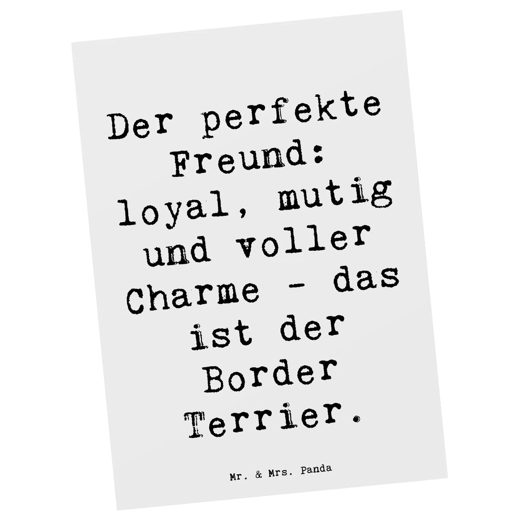 Postkarte Spruch Border Terrier Freund Postkarte, Karte, Geschenkkarte, Grußkarte, Einladung, Ansichtskarte, Geburtstagskarte, Einladungskarte, Dankeskarte, Ansichtskarten, Einladung Geburtstag, Einladungskarten Geburtstag, Hund, Hunderasse, Rassehund, Hundebesitzer, Geschenk, Tierfreund, Schenken, Welpe