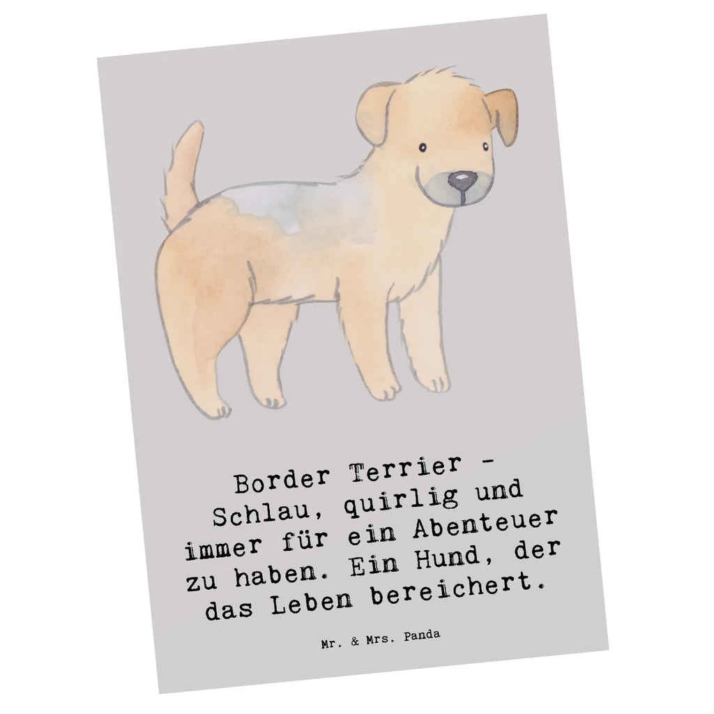 Postkarte Border Terrier Abenteuer Postkarte, Karte, Geschenkkarte, Grußkarte, Einladung, Ansichtskarte, Geburtstagskarte, Einladungskarte, Dankeskarte, Ansichtskarten, Einladung Geburtstag, Einladungskarten Geburtstag, Hund, Hunderasse, Rassehund, Hundebesitzer, Geschenk, Tierfreund, Schenken, Welpe