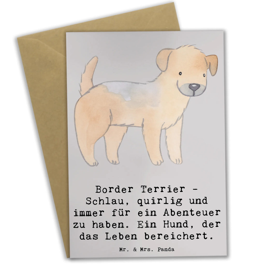 Grußkarte Border Terrier Abenteuer Grußkarte, Klappkarte, Einladungskarte, Glückwunschkarte, Hochzeitskarte, Geburtstagskarte, Karte, Ansichtskarten, Hund, Hunderasse, Rassehund, Hundebesitzer, Geschenk, Tierfreund, Schenken, Welpe